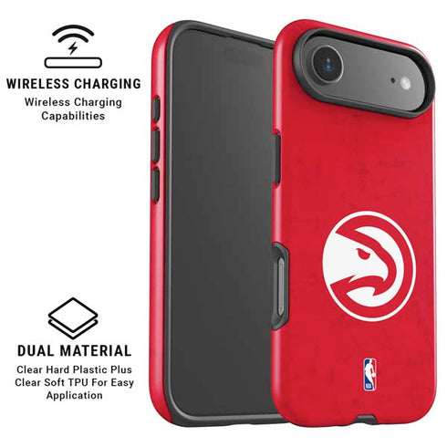 NBA Atlanta Hawks Distressed iPhone 17 Air Magsafe Impact Case