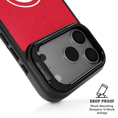 NBA Atlanta Hawks Distressed iPhone 17 Pro Kickstand Case