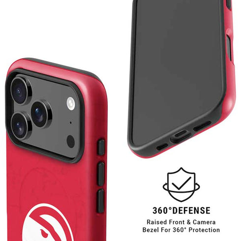 NBA Atlanta Hawks Distressed iPhone 17 Pro Magsafe Impact Case