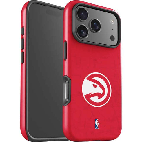 NBA Atlanta Hawks Distressed iPhone 17 Pro Max Impact Case