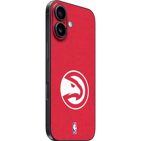 NBA Atlanta Hawks Distressed iPhone 17 Skin