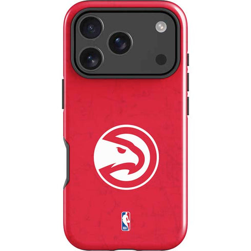 NBA Atlanta Hawks Distressed iPhone 18 Pro Impact Case