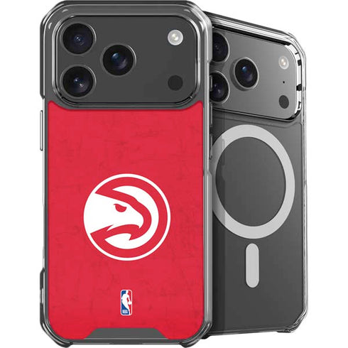 NBA Atlanta Hawks Distressed iPhone 18 Pro MagSafe Case