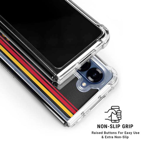 NBA Atlanta Hawks Jersey Galaxy Z Fold7 Clear Case