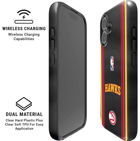 NBA Atlanta Hawks Jersey iPhone 16 Magsafe Impact Case