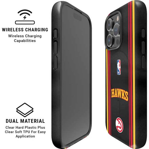 NBA Atlanta Hawks Jersey iPhone 16 Pro Magsafe Impact Case