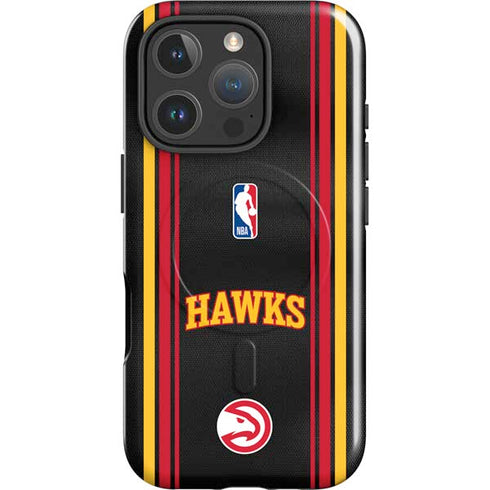 NBA Atlanta Hawks Jersey iPhone 16 Pro Max Magsafe Impact Case