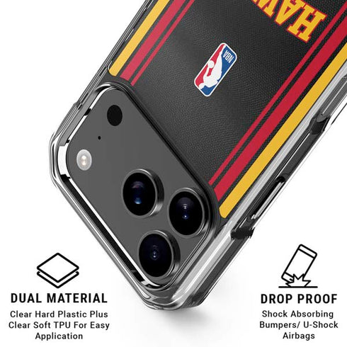 NBA Atlanta Hawks Jersey iPhone 17 Pro Clear Case