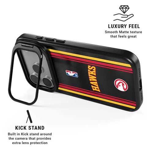 NBA Atlanta Hawks Jersey iPhone 17 Pro Kickstand Case