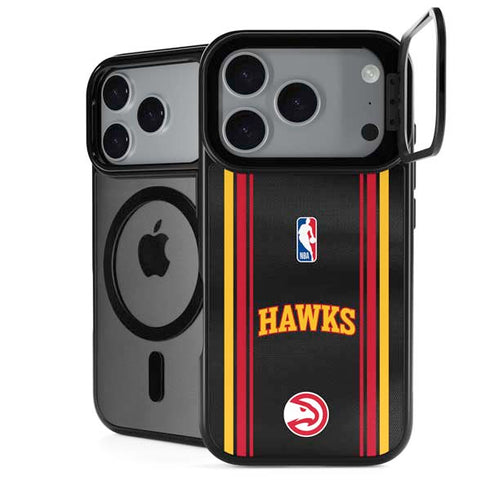NBA Atlanta Hawks Jersey iPhone 17 Pro Max Kickstand Case