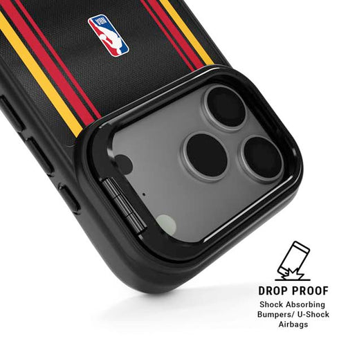 NBA Atlanta Hawks Jersey iPhone 17 Pro Max Kickstand Case