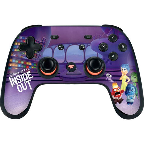 Disney Inside Out Headquarters Google Stadia Controller Skin