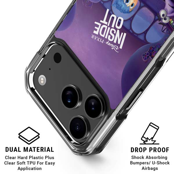 Disney Inside Out Headquarters iPhone 17 Pro Max Clear Case