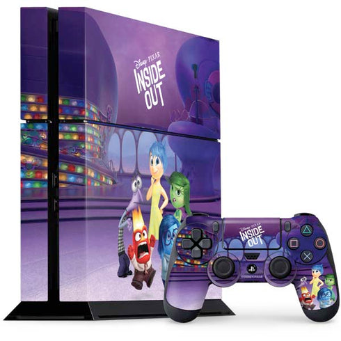 Disney Inside Out Headquarters PS4 Console and Controller Bundle Skin