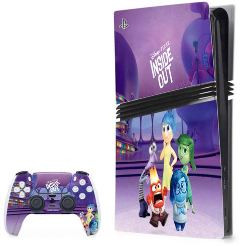 Disney Inside Out Headquarters PS5 Pro Bundle Skin