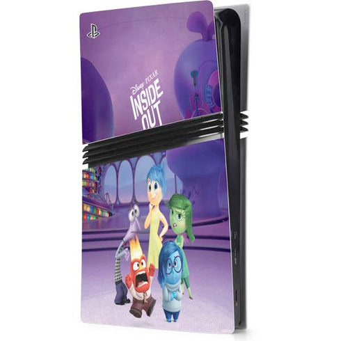 Disney Inside Out Headquarters PS5 Pro Console Skin