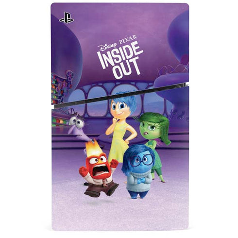 Disney Inside Out Headquarters PS5 Slim Disk Bundle Skin