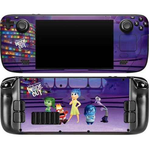 Disney Inside Out Headquarters Steam Deck Handheld Gaming Computer OLED Skin
