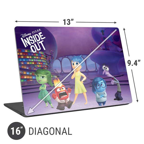 Disney Inside Out Headquarters Universal Laptop 16in (13 x 9.4in) Skin