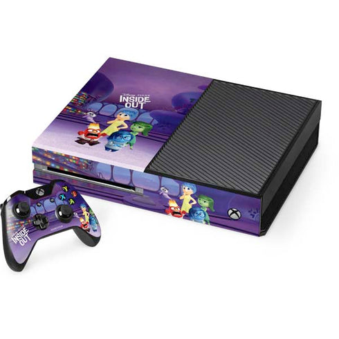 Disney Inside Out Headquarters Xbox One Console and Controller Bundle Skin