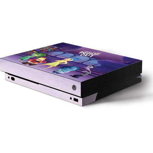 Disney Inside Out Headquarters Xbox One X Console Skin