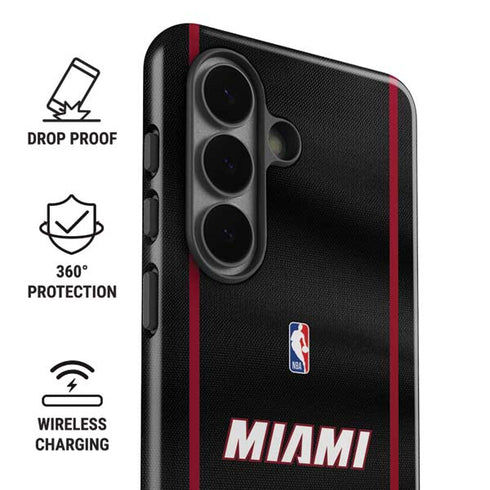 NBA Miami Heat Jersey Galaxy S26 Impact Case