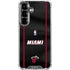 NBA Miami Heat Jersey Galaxy S26 Plus Clear Case