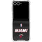 NBA Miami Heat Jersey Galaxy Z Flip7 Clear Case