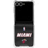 NBA Miami Heat Jersey Galaxy Z Flip7 Clear Case