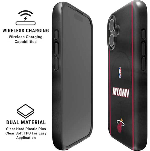 NBA Miami Heat Jersey iPhone 16 Magsafe Impact Case