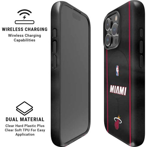 NBA Miami Heat Jersey iPhone 16 Pro Max Magsafe Impact Case