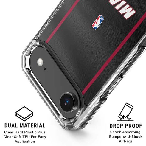 NBA Miami Heat Jersey iPhone 17 Air Clear Case
