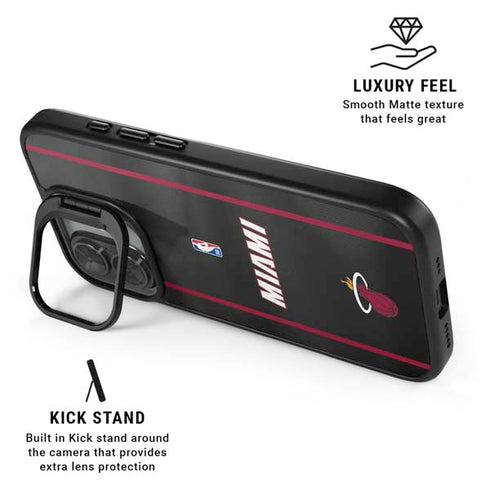 NBA Miami Heat Jersey iPhone 17 Kickstand Case