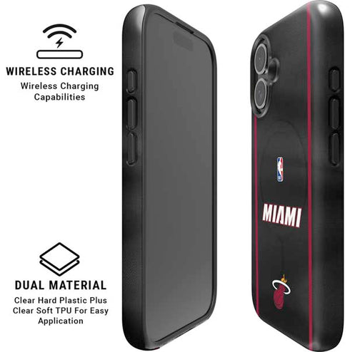 NBA Miami Heat Jersey iPhone 17 Magsafe Impact Case