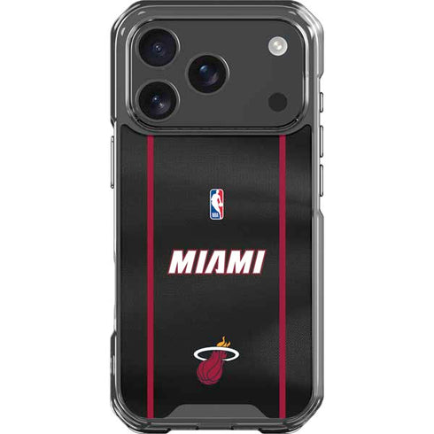 NBA Miami Heat Jersey iPhone 17 Pro Clear Case