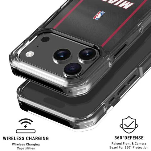 NBA Miami Heat Jersey iPhone 17 Pro Clear Case