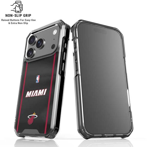 NBA Miami Heat Jersey iPhone 17 Pro Clear Case