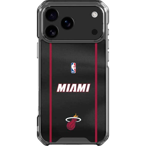 NBA Miami Heat Jersey iPhone 17 Pro Max Clear Case