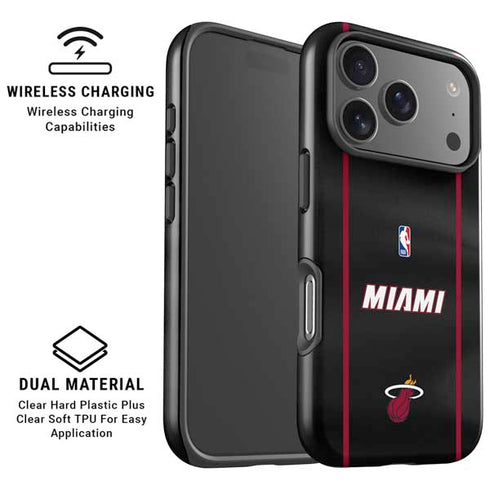 NBA Miami Heat Jersey iPhone 17 Pro Max Magsafe Impact Case