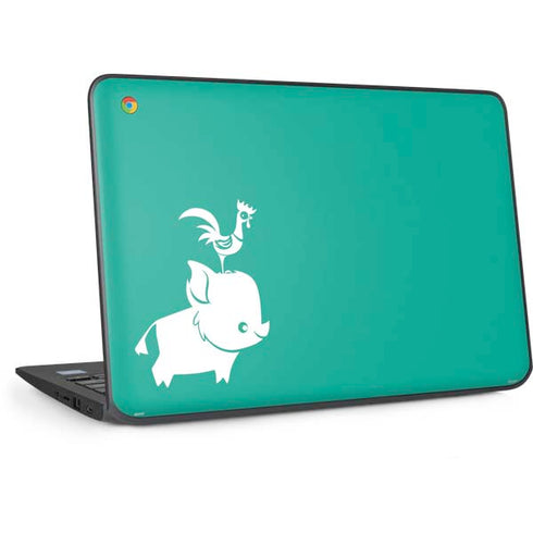 Disney Moana Heihei and Pua HP Chromebook Skin