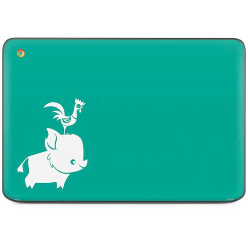 Disney Moana Heihei and Pua HP Chromebook Skin