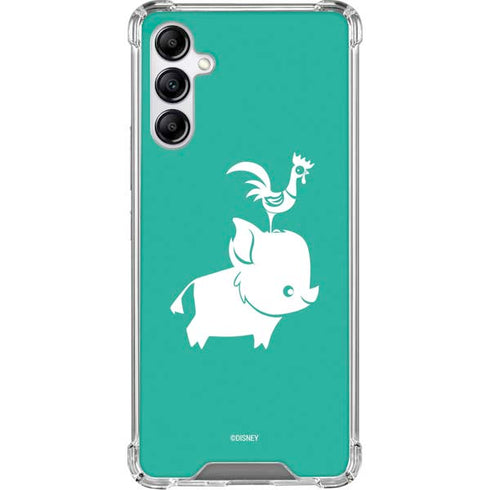 Disney Princess Moana Heihei and Pua Gabb Phone 4 Clear Case