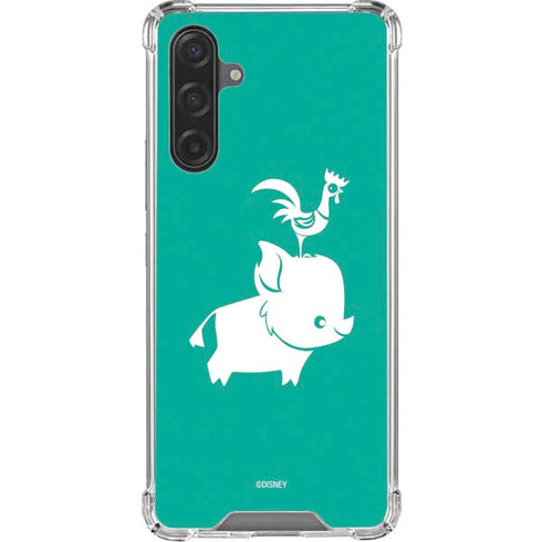 Disney Princess Moana Heihei and Pua Galaxy A17 Clear Case