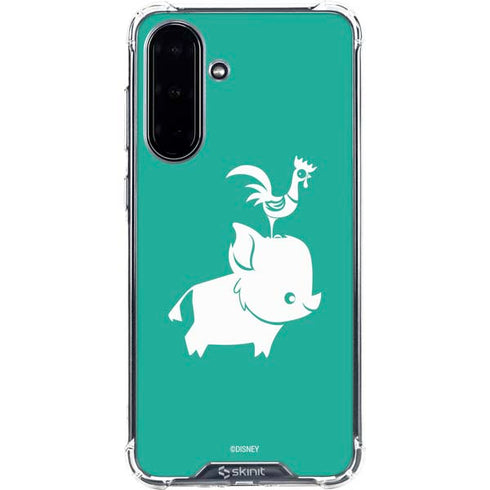 Disney Princess Moana Heihei and Pua Galaxy A36 5G Clear Case