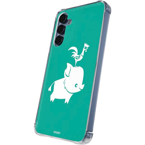 Disney Moana Heihei and Pua Galaxy A55 5G Clear Case