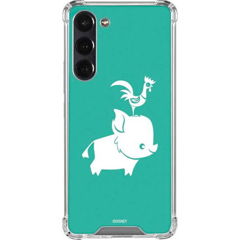Disney Princess Moana Heihei and Pua Galaxy S24 FE Clear Case