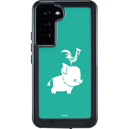 Disney Moana Heihei and Pua Galaxy S24 Plus Waterproof Case