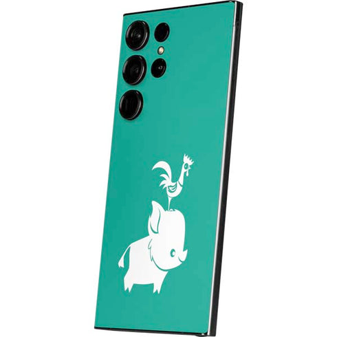 Disney Princess Moana Heihei and Pua Galaxy S25 Ultra Skin