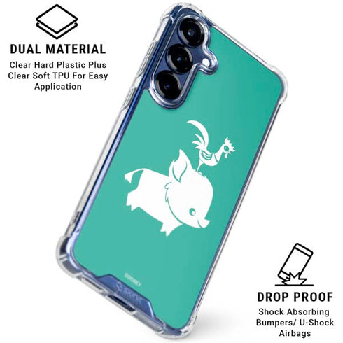 Disney Princess Moana Heihei and Pua Galaxy S25 Clear Case