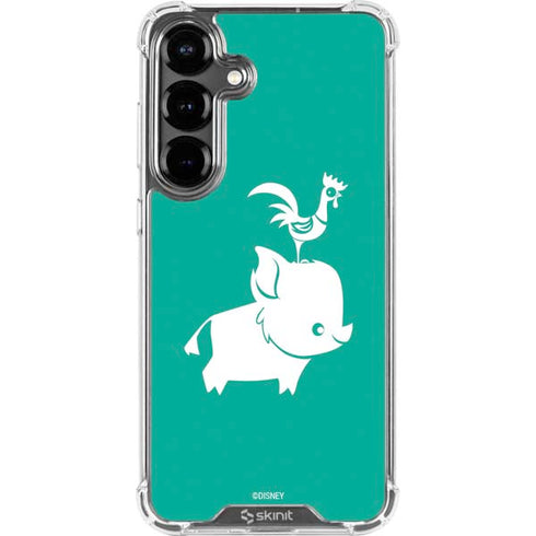 Disney Princess Moana Heihei and Pua Galaxy S26 Plus Clear Case